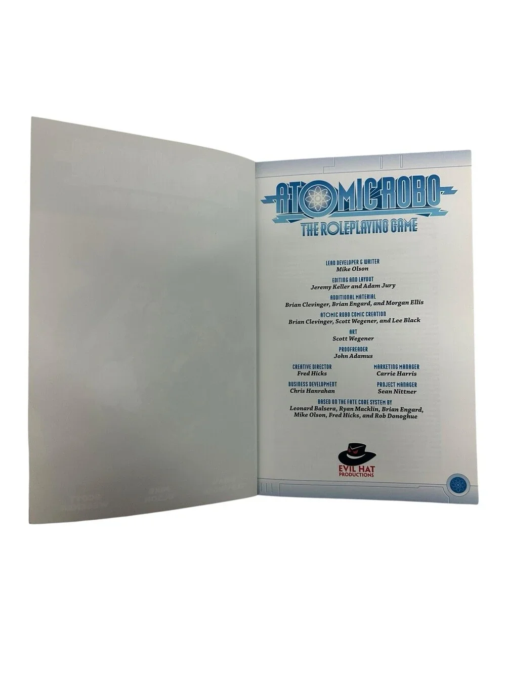 Atomic Robo - The Roleplaying Game (Evil Hat Productions) Rulebook, Majestic 12